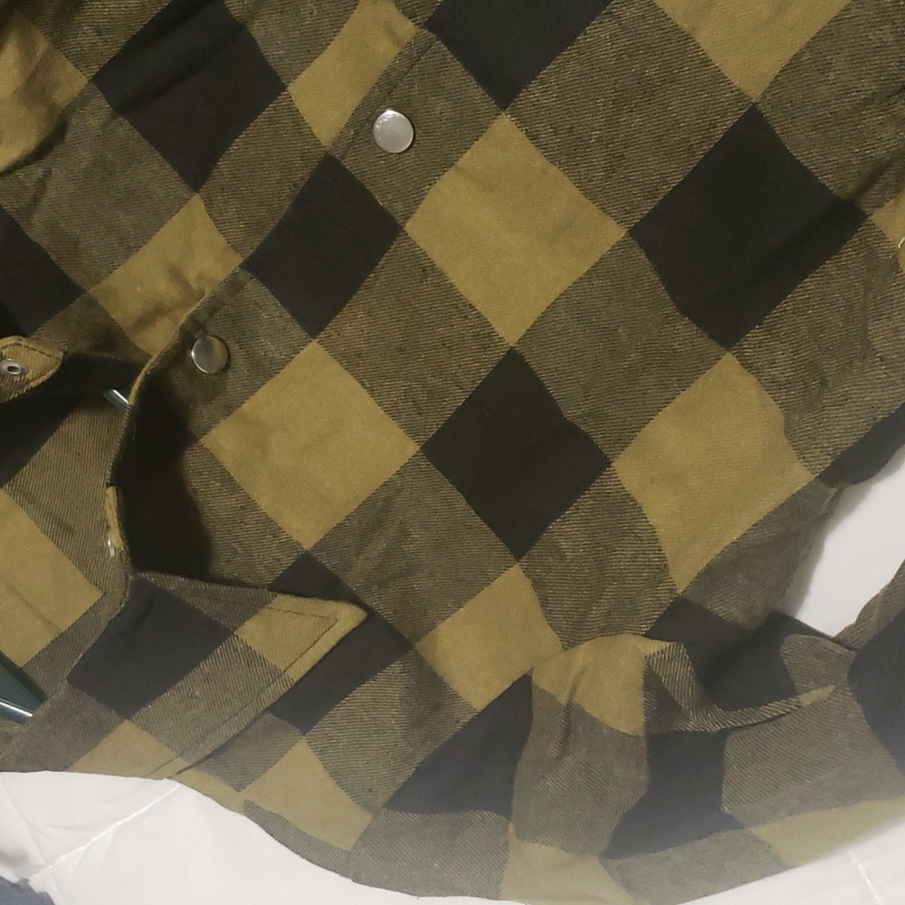 New boutique long plaid shacket - Picture 9 of 9